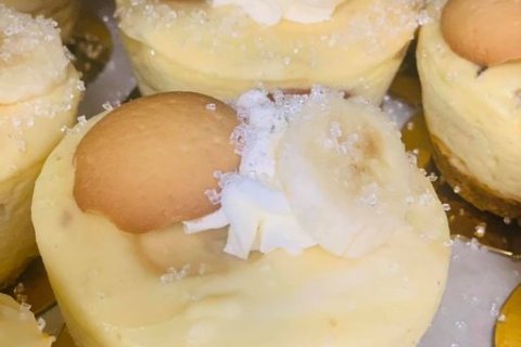 Assorted mini cheesecakes